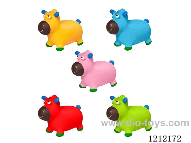 Inflatable painted Shawn sheep