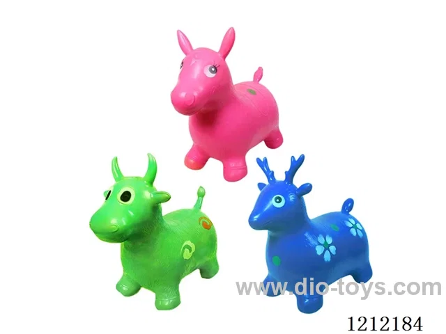 Flash music inflatable ordinary horse Niu Lu mix (including 3*1.5V battery)
