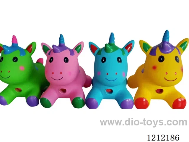Flash music inflatable painted animal mix (including 3*1.5V battery)