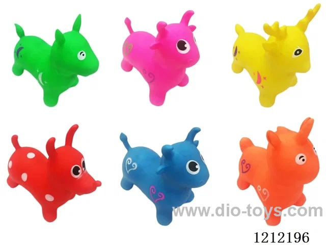 Flash music inflatable small animals mixed (including 3*1.5V battery)