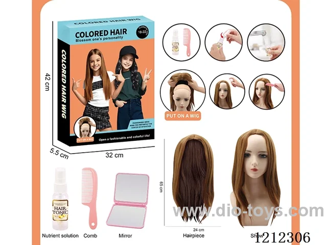 Colorful wig - Festival ball set upgrade version