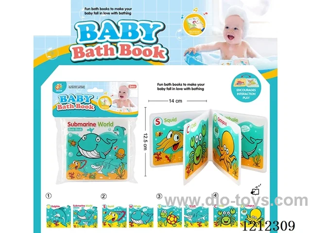 Early Education EVA Bath Book with BB Sound