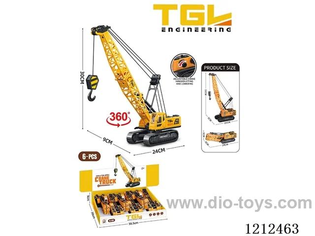 Free Wheel Engineering vehicle 6PCS
