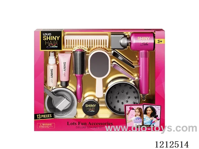 Hairdressing set+sound (13PCS)(3*AAA not included)