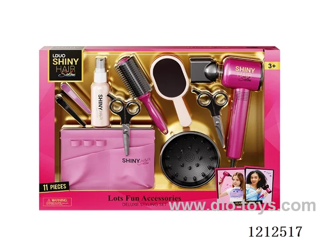 Hairdressing set+sound (11PCS)(3*AAA not included)