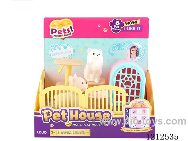Pet cat rack fence set