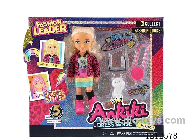 5-inch solid body doll