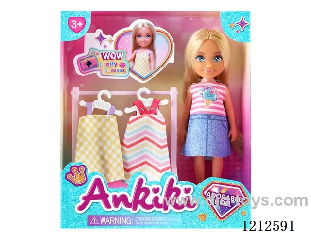 5-inch solid body doll