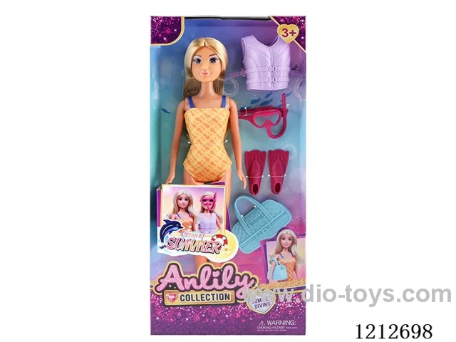 11.5-inch solid body Barbie (brown skin)