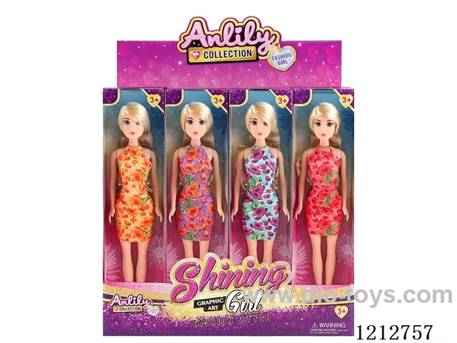 11.5-inch solid body Barbie (fair skin)12PCS