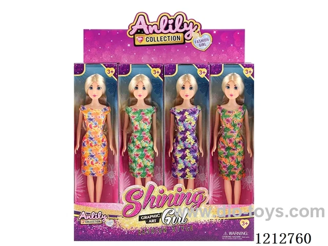 11.5-inch solid body Barbie (fair skin)12PCS