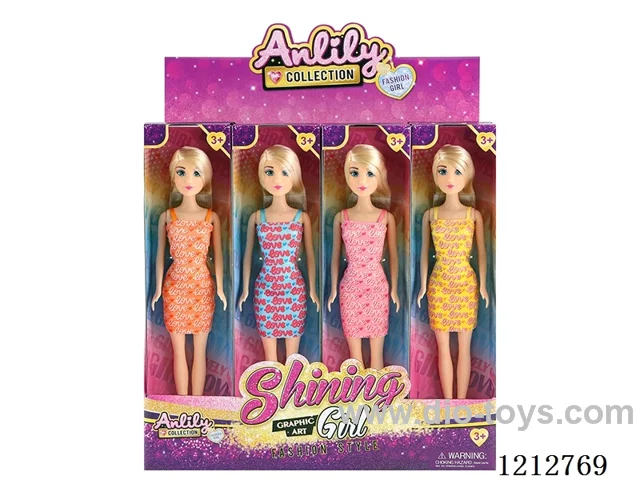 11.5-inch solid body Barbie (fair skin)12PCS