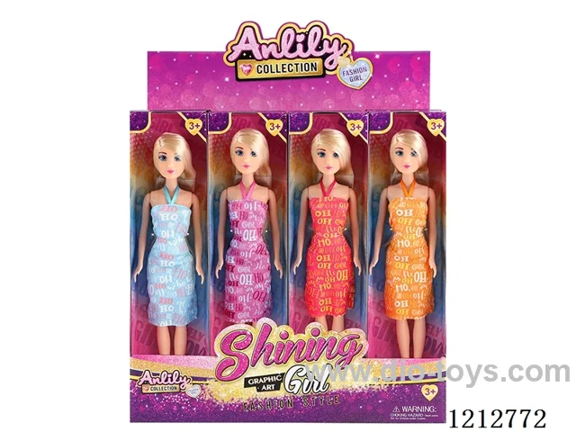 11.5-inch solid body Barbie (fair skin)12PCS