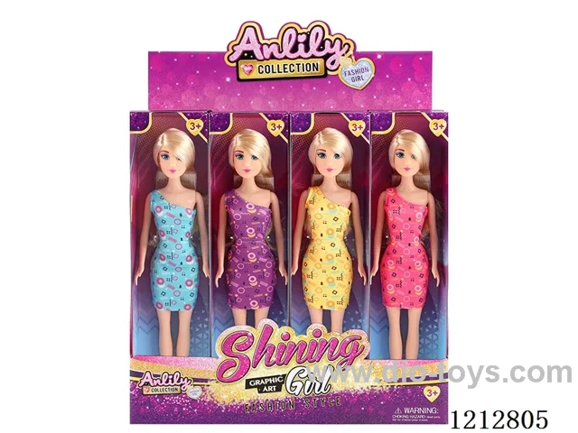 11.5-inch solid body Barbie (fair skin)12PCS