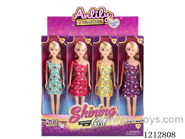 11.5-inch solid body Barbie (fair skin)12PCS