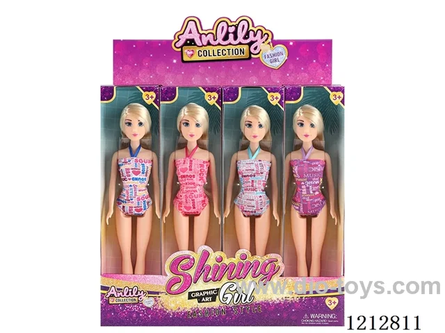11.5-inch solid body Barbie (fair skin)12PCS