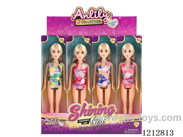 11.5-inch solid body Barbie (fair skin)12PCS
