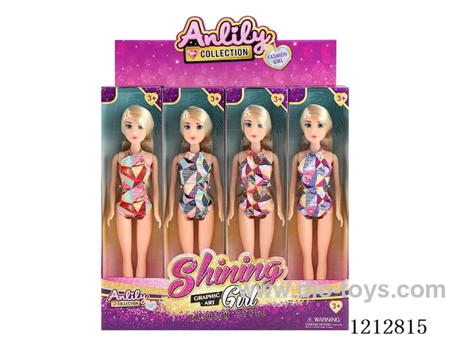 11.5-inch solid body Barbie (fair skin)12PCS