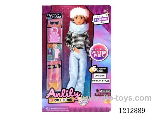 11.5-inch solid body Barbie (brown skin)