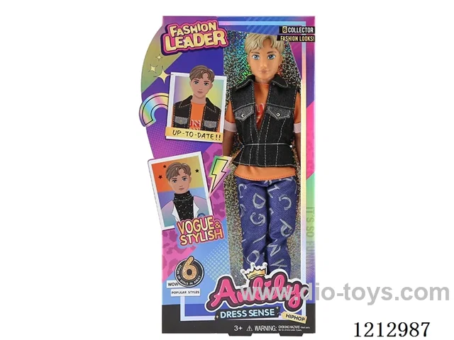 11.5 inch solid male doll(brown skin)