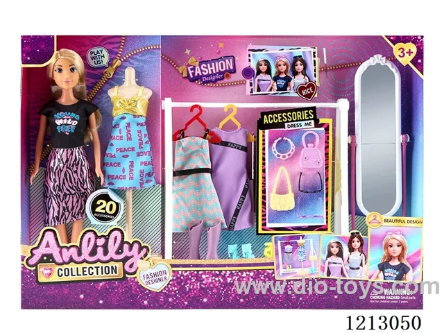 11.5-inch solid body Barbie (brown skin)