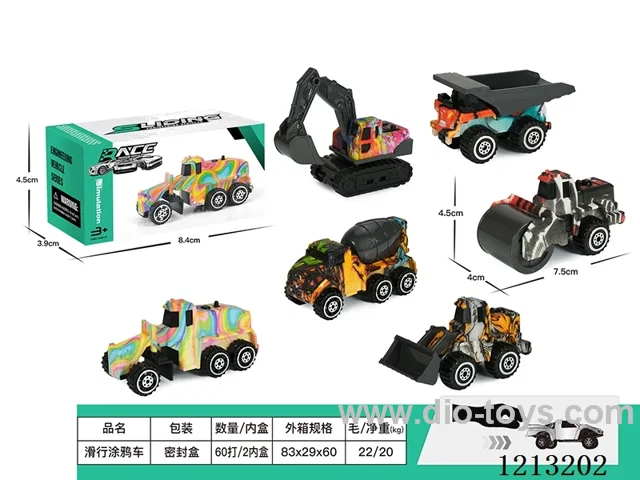 free wheel car 6 types mixed