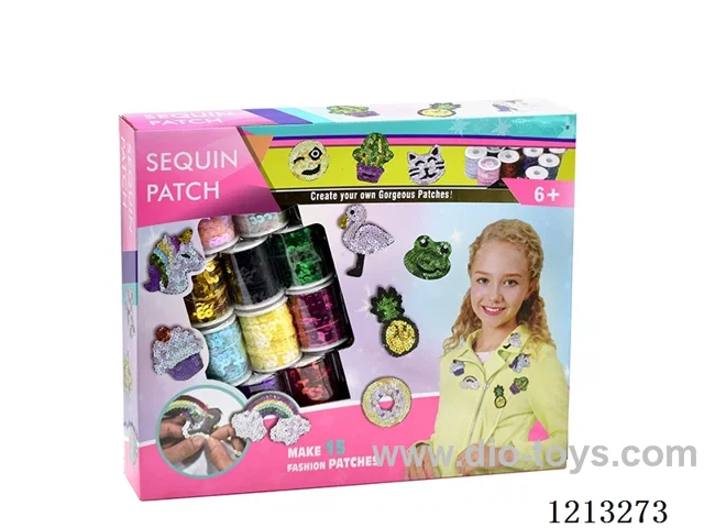 Beaded Fabric Sticker Set