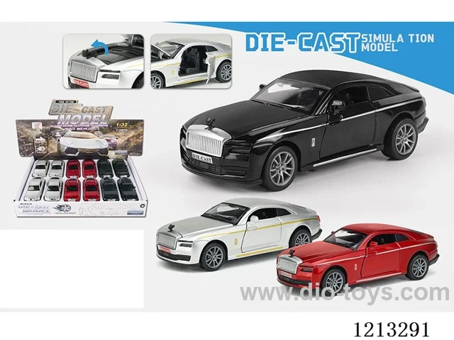 1:32 Alloy Vehicle Model-Shining Spirit-Triple Door Pull Back (12PCS)