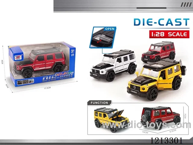 1:28 Alloy car model-Mercedes-Benz Big G800-five doors open-pull back （1PCS)
