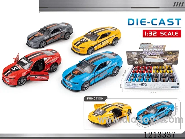1:32 Alloy car model-Bumblebee-racing car-open door pull back (12PCS)