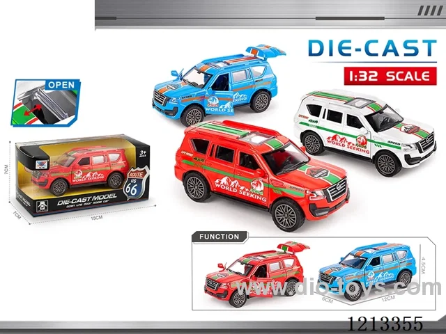 1:32 Alloy Cars-SUV Touareg-open door pull back (1PCS)