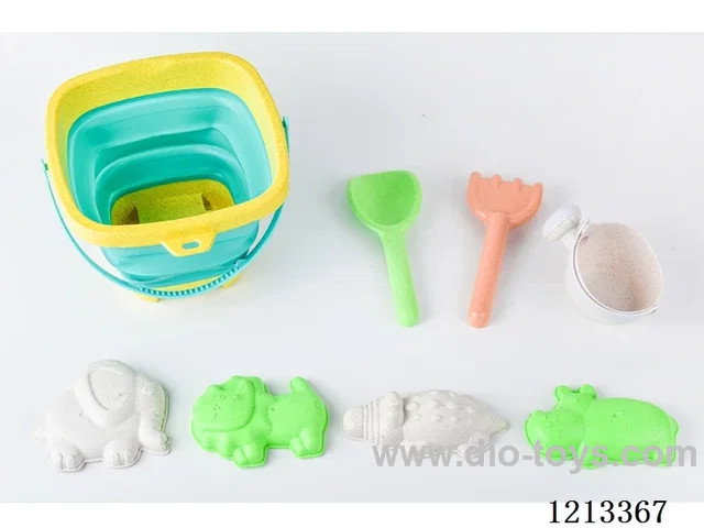 Beach Folding Bucket Set 8PCS