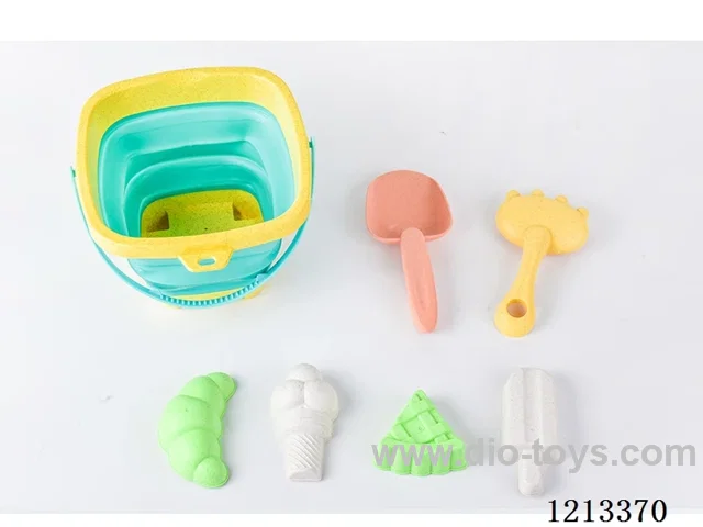 Beach Folding Bucket Set 7PCS
