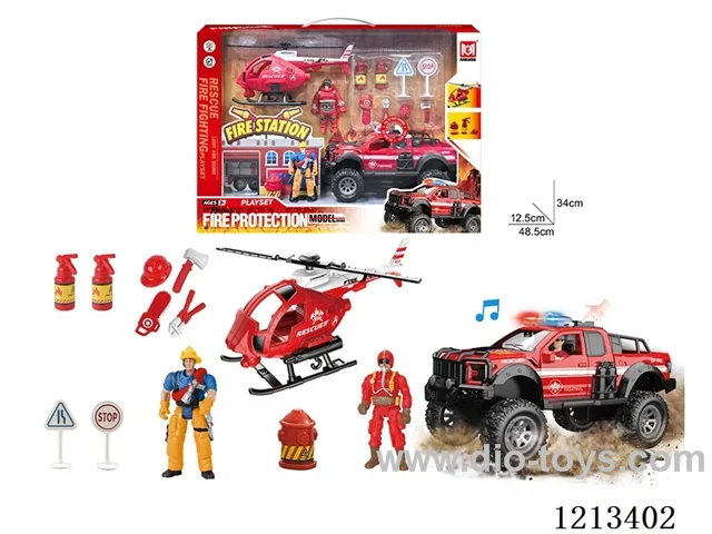 Fire set(inertia car W L/M includes 3*4.5V AG13)