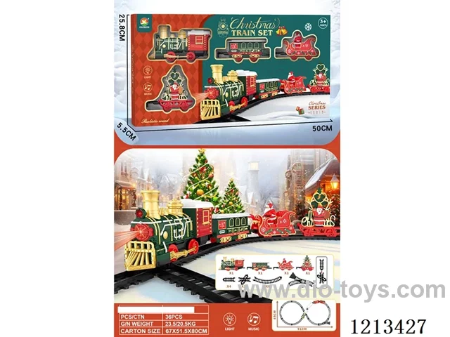 B/O track train W L/M not included 2*AA(Christmas model)