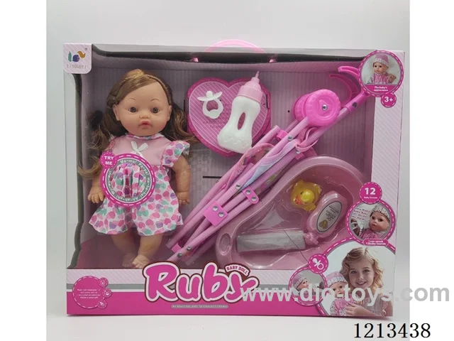 12-inch doll/blow-molded body /12-tone/water and urine function+accessories