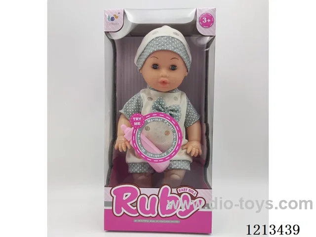 12 inch doll/blow molded body+bottle with 12 sound IC