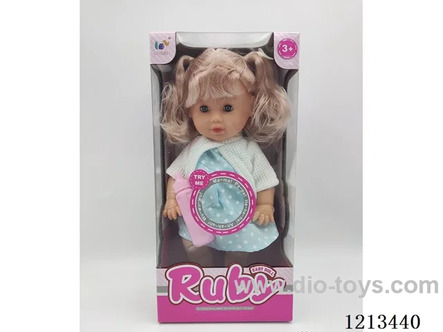 12 inch doll/blow molded body+bottle with 12 sound IC