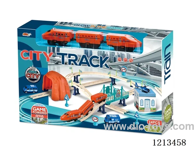 Electric train with sound