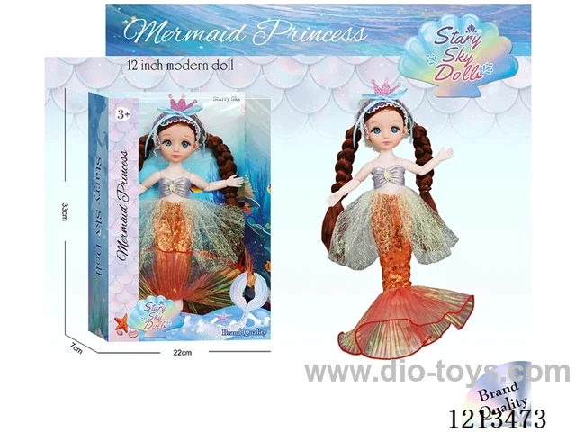 12 inch 11 joint mermaid doll series