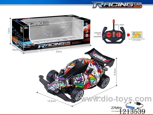 27MHz 1:16 4ch rc graffiti car（included battery）