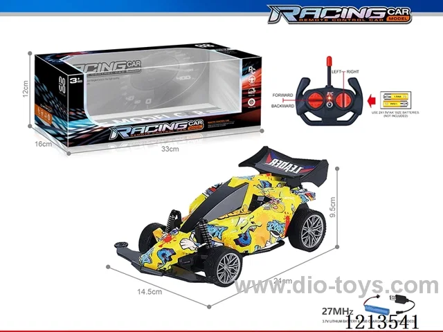 27MHz 1:16 4ch rc graffiti car（included battery）