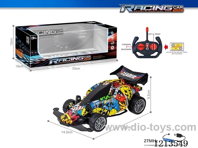 27MHz 1:16 4ch rc graffiti car（included battery）