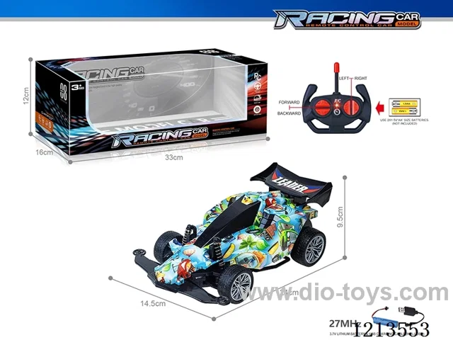 27MHz 1:16 4ch rc graffiti car（included battery）