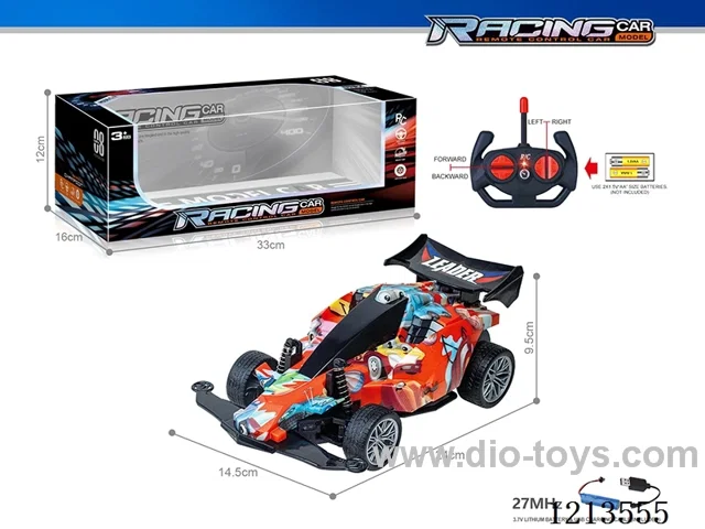 27MHz 1:16 4ch rc graffiti car（included battery）