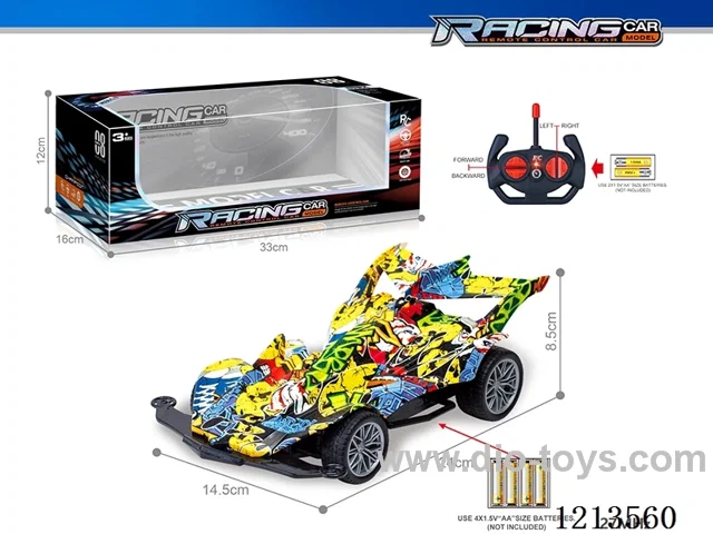 27MHz 1:16 4ch rc graffiti car（not included battery）