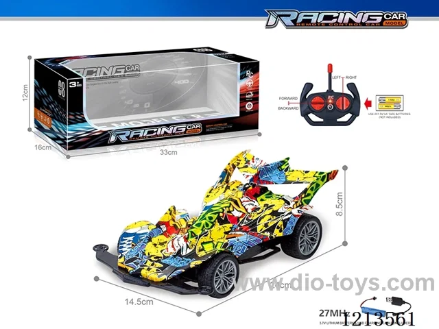 27MHz 1:16 4ch rc graffiti car（included battery）