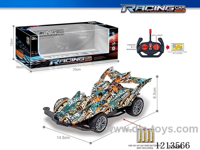 27MHz 1:16 4ch rc graffiti car（not included battery）
