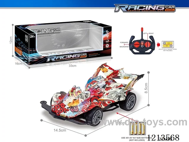 27MHz 1:16 4ch rc graffiti car（not included battery）
