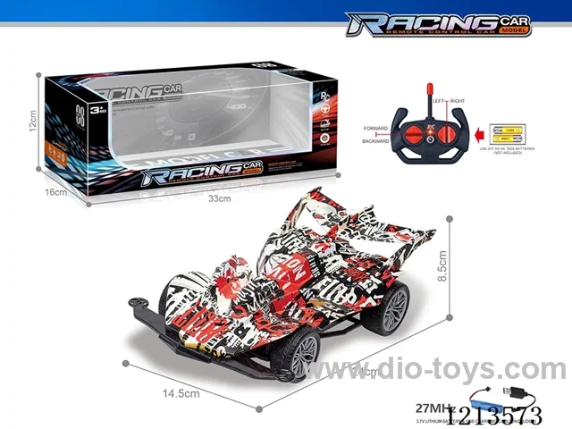 27MHz 1:16 4ch rc graffiti car（included battery）